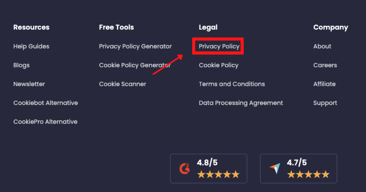 Free Privacy Policy Template Generator - CPRA, CCPA, GDPR - Free Privacy  Policy